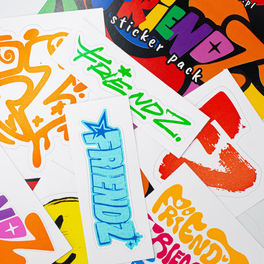 NAKLEJKI FRIENDZ - 9 SZTUK